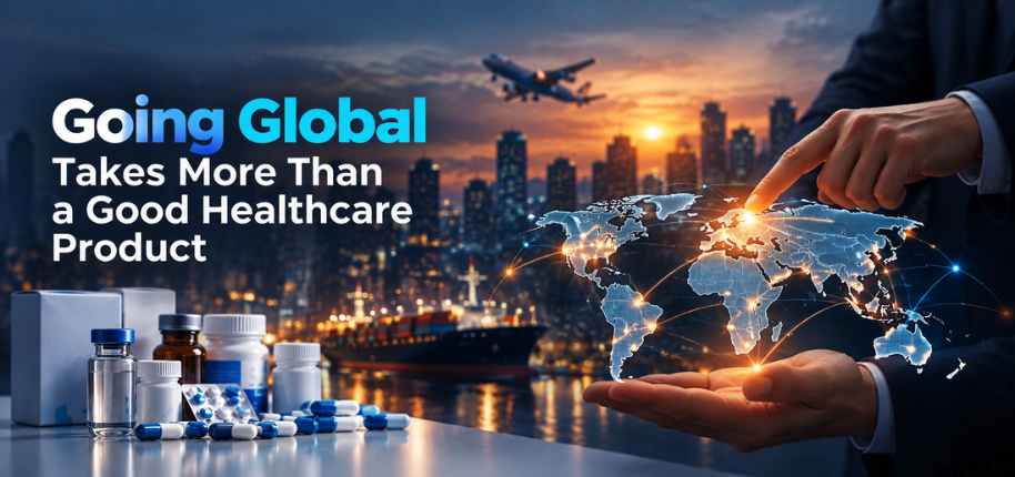 Healthcare product export from India to international markets