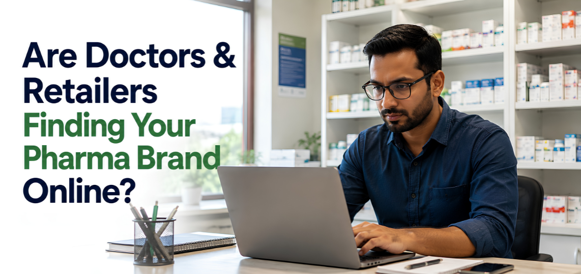 Doctors and retailers discovering pharma brands online