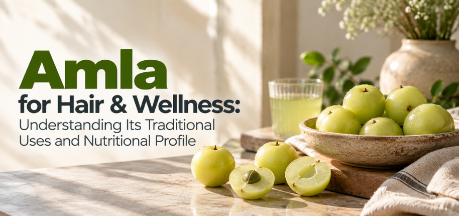 Amla Indian gooseberry for traditional hair care and wellness